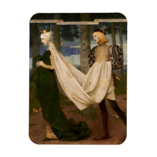 Die Königin und die Seite von Marianne Stokes Magnet