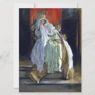 Die Königin von Hamlet (von Edwin Austin Abbey) Karte