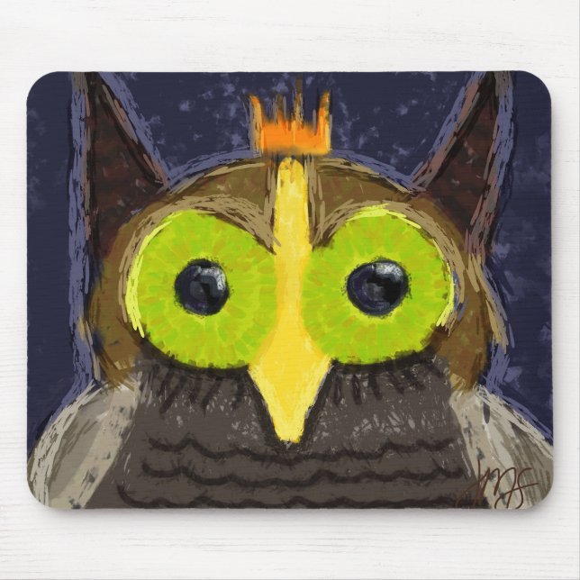 Die königliche Eule Mousepad (Vorne)