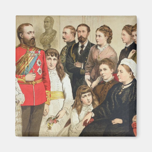 Die königliche Familie, 1880 Magnet (Vorne)