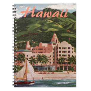 Die königliche hawaiische Hotel-Gewohnheit Notizblock