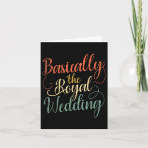 Die königliche Hochzeitsheirat-Gestaltung für Br Karte