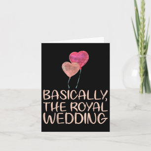 Die königliche Hochzeitsheirat-Gestaltung für Br Karte