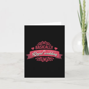 Die königliche Hochzeitsheirat-Gestaltung für Br Karte