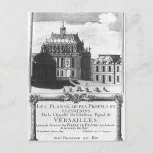 Die königliche Kapelle, Illustration aus "Les Plan Postkarte