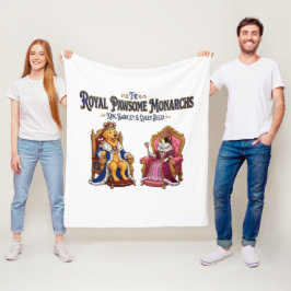 Die königlichen Pfoten-Monarchen Fleecedecke