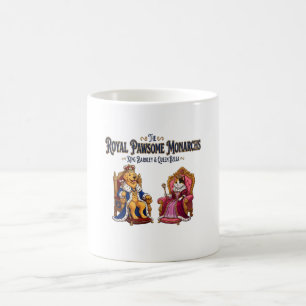 Die königlichen Pfoten-Monarchen Kaffeetasse