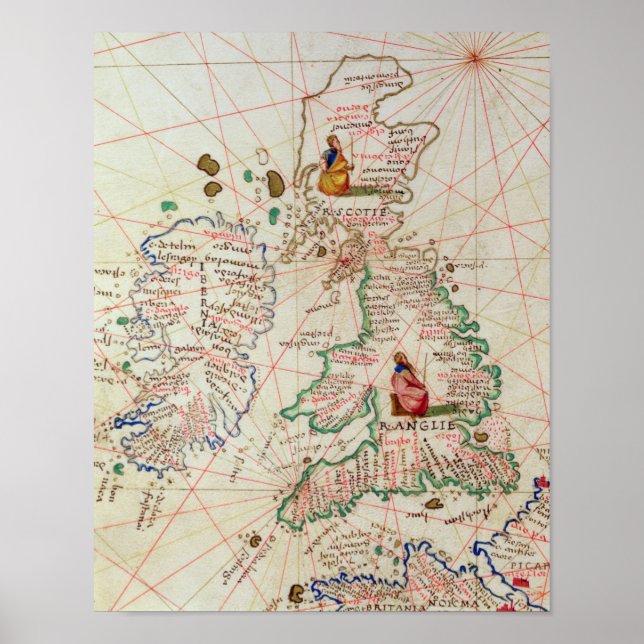 Die Königreiche von England und Schottland Poster (Vorne)
