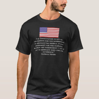 Die Konstitution ist nicht ein Instrument für das T-Shirt