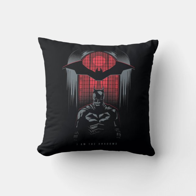 Die Kontur des Batman Window Pane Kissen (Vorderseite)