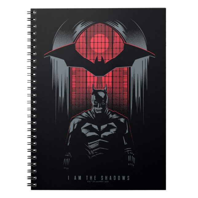 Die Kontur des Batman Window Pane Notizblock (Vorderseite)