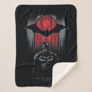 Die Kontur des Batman Window Pane Sherpadecke