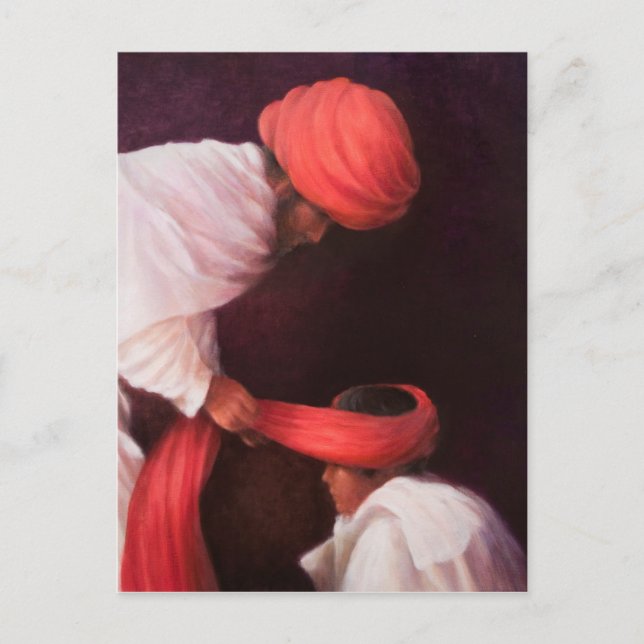 Die Kopplung eines Turban 2010 Postkarte (Vorderseite)