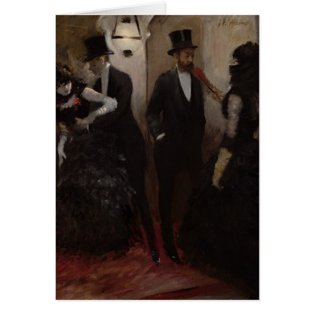 Die Korridore an der Oper, 1885 (Vorne)
