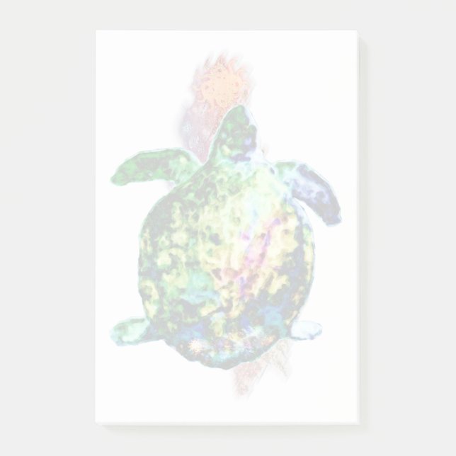 Die kosmische Farbmarke Post-it Klebezettel (Vorderseite)