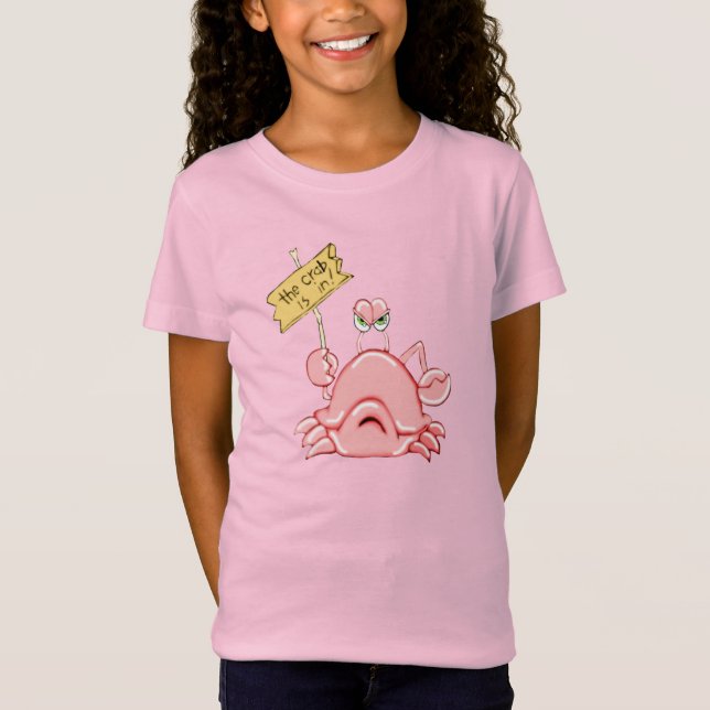 Die Krabbe ist in T-Shirt (Vorderseite)