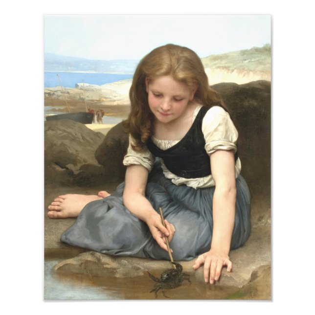 Die Krabbe von William Bouguereau Fotodruck (Vorne)
