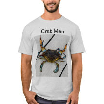 "Die Krabben-Mann-" T-Shirt der Männer