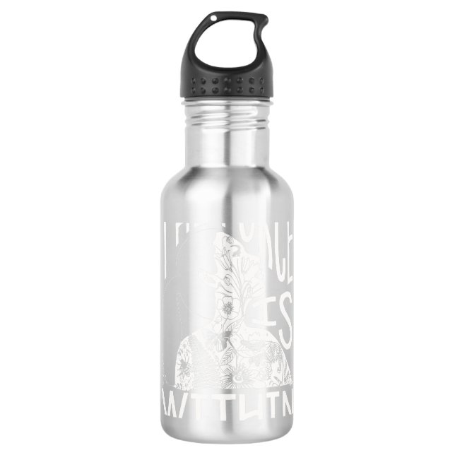 Die Kraft ist innerhalb der Wasserflasche Edelstahlflasche (Vorderseite)