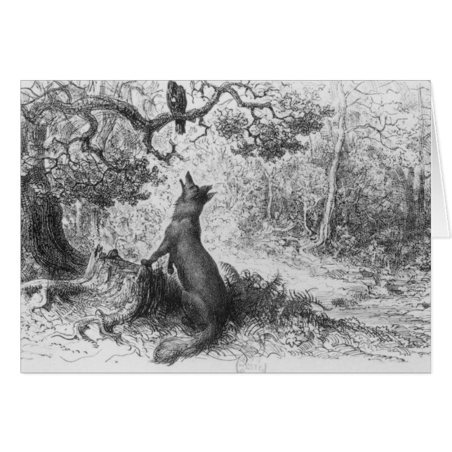 Die Krähe und der Fox (Vorderseite (Horizontal))