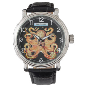 Die Krake themenorientiert Armbanduhr