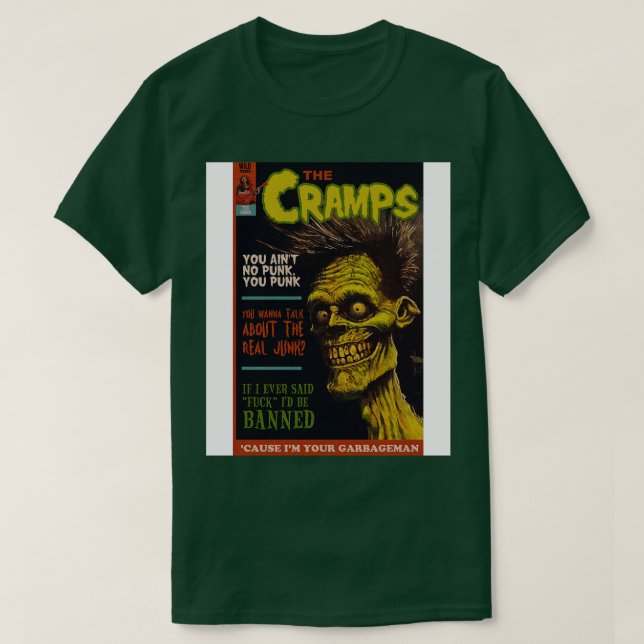 Die Krampen in deinem Garbageman T-Shirt (Design vorne)