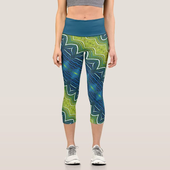 die Krawatte Capri Leggings (Vorderseite)