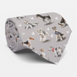 Die Krawatte der drahtgehärteten Fox-Terrier