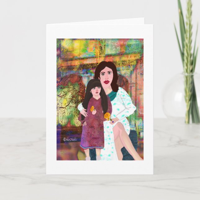 Die kreativen Designs von Mutter & Tochter LeeMari Karte (Vorderseite)