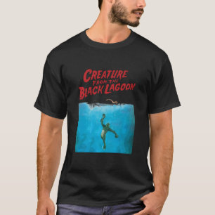 Die Kreatur aus der Black Lagoon JAWS-Parodie T-Shirt