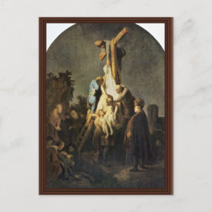 Die Kreuzabnahme. Von Rembrandt Van Rijn Postkarte