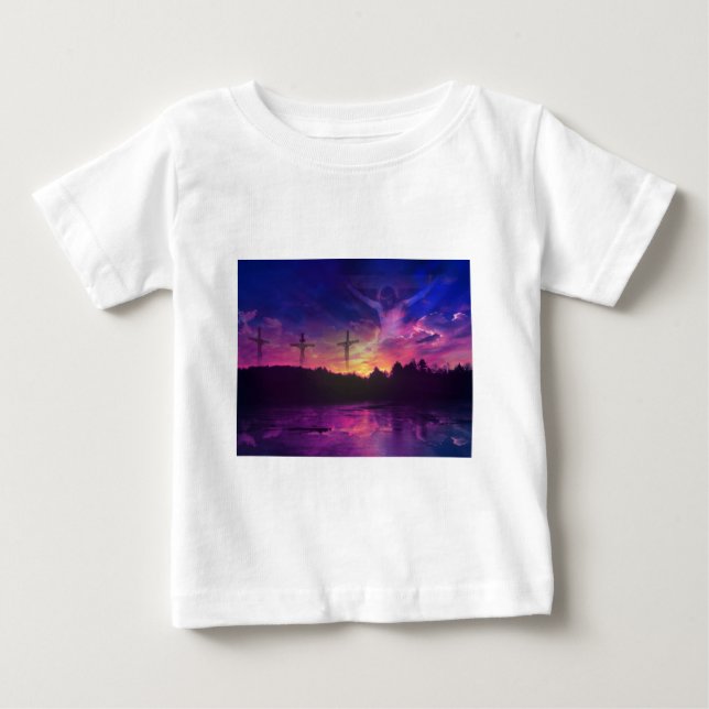 Die Kreuzigung des Jesus Christus Baby T-shirt (Vorderseite)