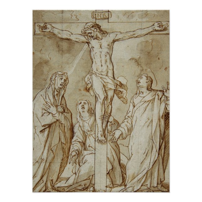 Die Kreuzigung Jesu Christi Poster (Vorderseite)
