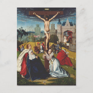 Die Kreuzigung Jesu durch Jan Provost Postkarte