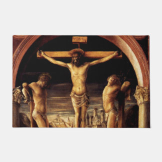 Die Kreuzigung Jesu durch Vincenzo Foppa - 1456 Fußmatte