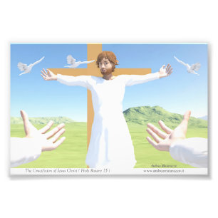 Die Kreuzigung Jesu Fotodruck