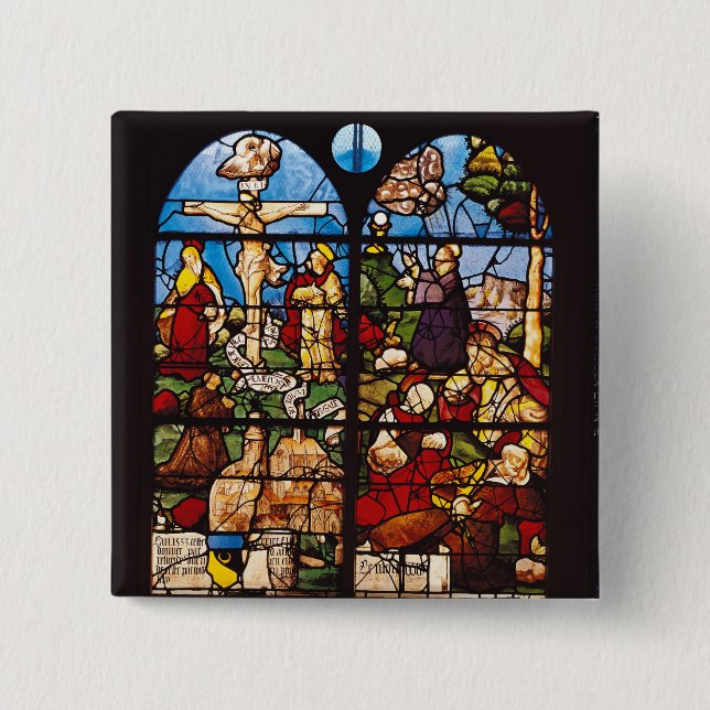 Die Kreuzigung und der Ölberg, 1533 Button (Vorderseite)
