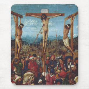 Die Kreuzigung von Van Eyck Mousepad