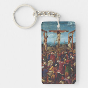 Die Kreuzigung von Van Eyck Schlüsselanhänger