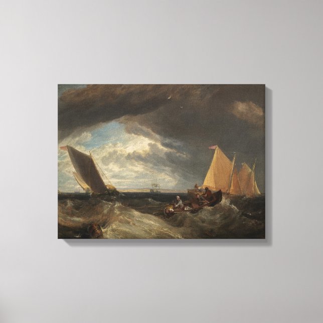 Die Kreuzung der Themse und der Medway, 1807 Leinwanddruck (Vorderseite)