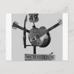 Die Kreuzung Postkarte