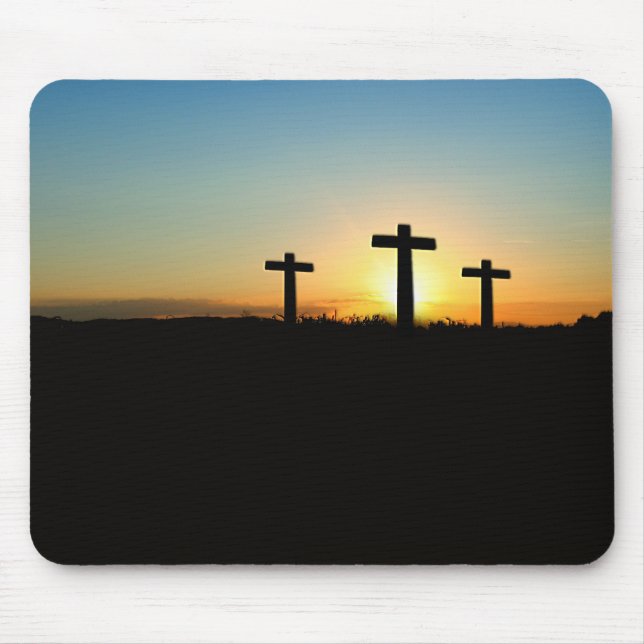 Die Kreuzungen bei Sonnenuntergang Mousepad (Vorne)