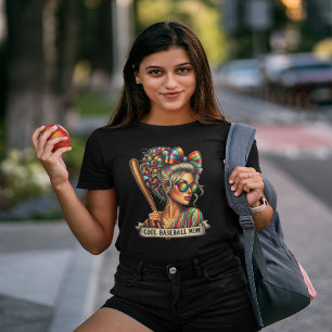 Die Kriegerfrauen Coole Baseball-Mama T-Shirt