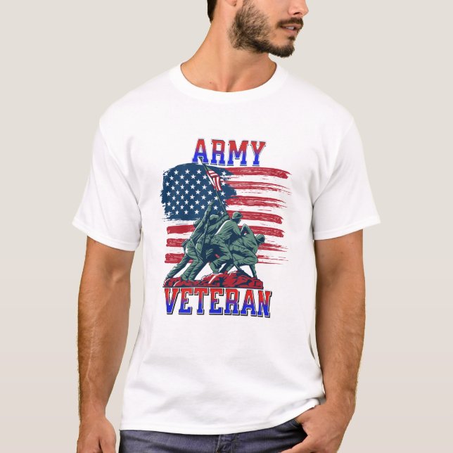Die Kriegsflagge der US-Armee T-Shirt (Vorderseite)