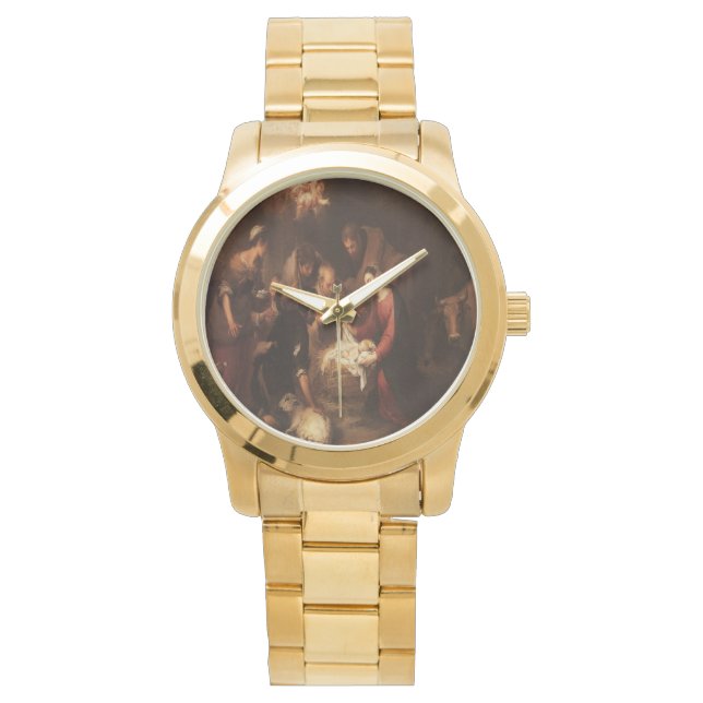 Die Krippe 1668 Armbanduhr (Vorderseite)