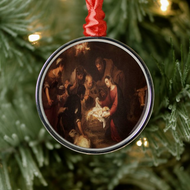 Die Krippe 1668 Ornament Aus Metall (Baum)