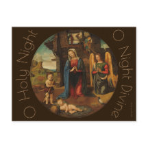 Die Krippe c.1495 | Blue Beach Song™ Postkarte