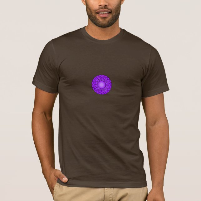 Die Krone Chakra T-Shirt (Vorderseite)