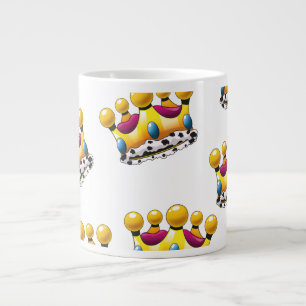 Die Krone des Königs Jumbo-Tasse