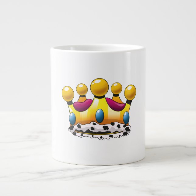 Die Krone des Königs Jumbo-Tasse (Vorderseite)